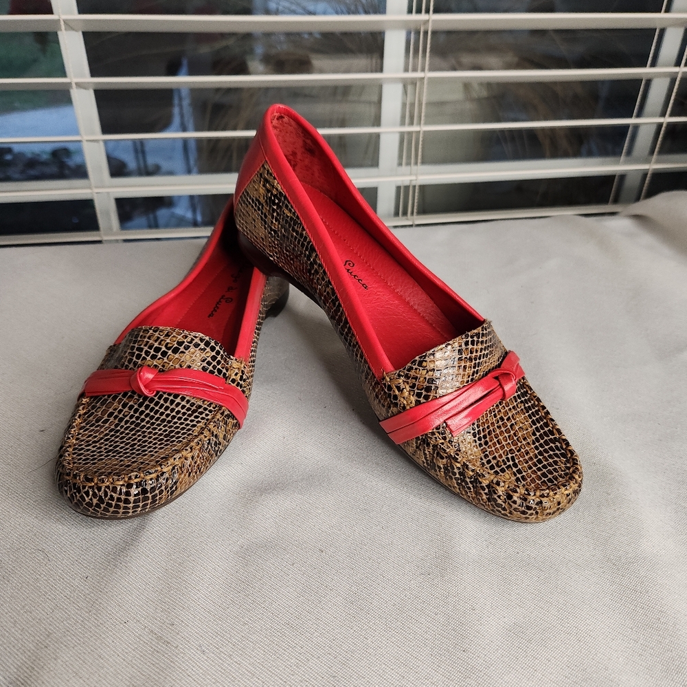 Diego Di Lucca Leather Loafers Size 6.5